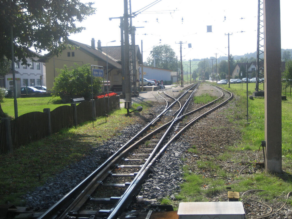 Bahnhof Hostetten Grünau alte Aufnahme vor 2025