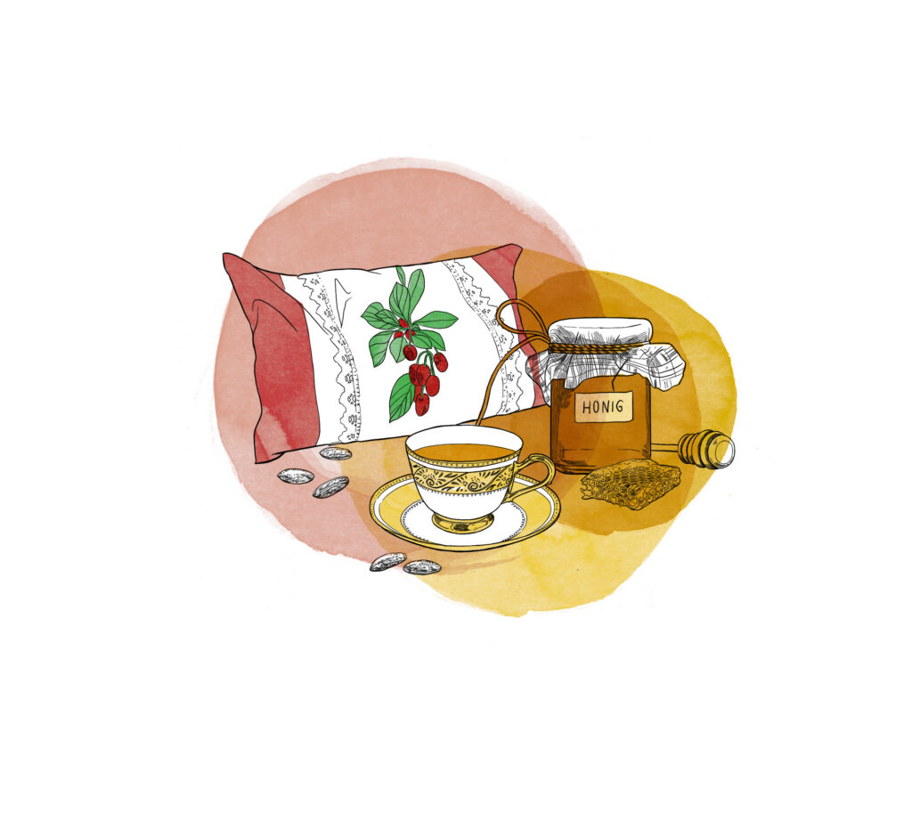 Dirndl als Symbol - Illustration