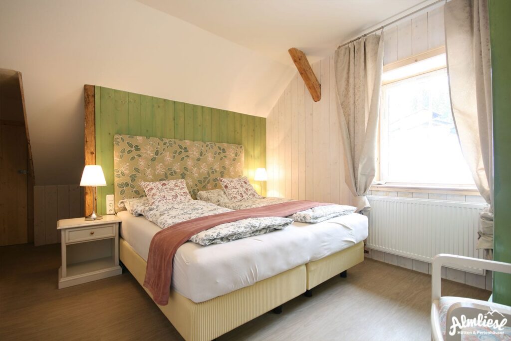 Betten im Ferienhaus Kräuterhäusl