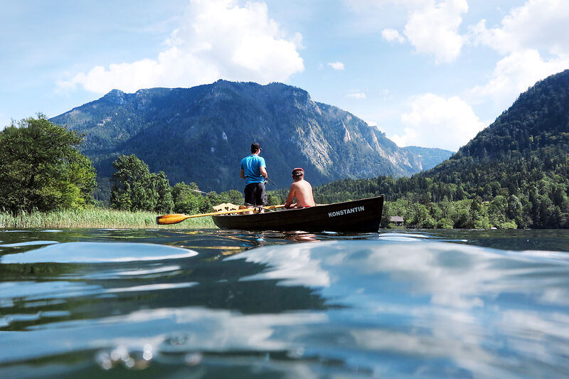 Lunzer See und Boot