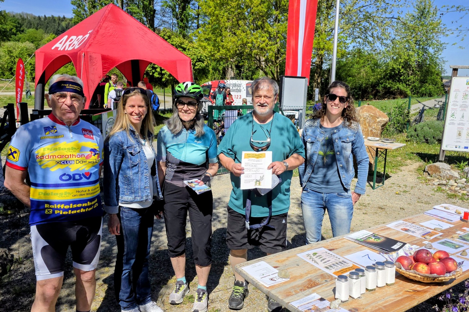 1. Pielachtaler Familienradwandertag Gruppenfoto